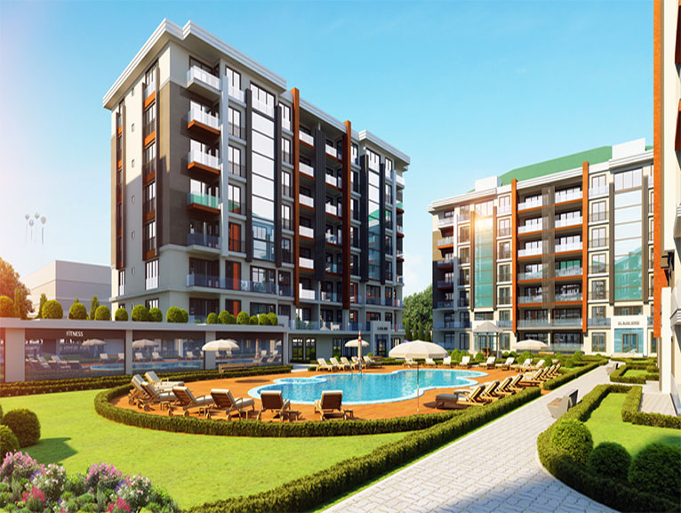 BÖLGENİN EN BÜYÜK BAHÇESİ FLOWERS PARK'TA YÜKSELİYOR