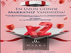 SUR YAPI MARKA AVM'DE EN UZUN GÜNE İKİ KAT PUAN